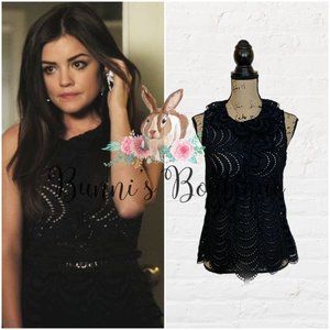 Aria Montgomery's Marc Jacobs Edith Eyelet Top